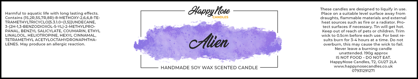 Alien Scented Candle - HappyNose Candles