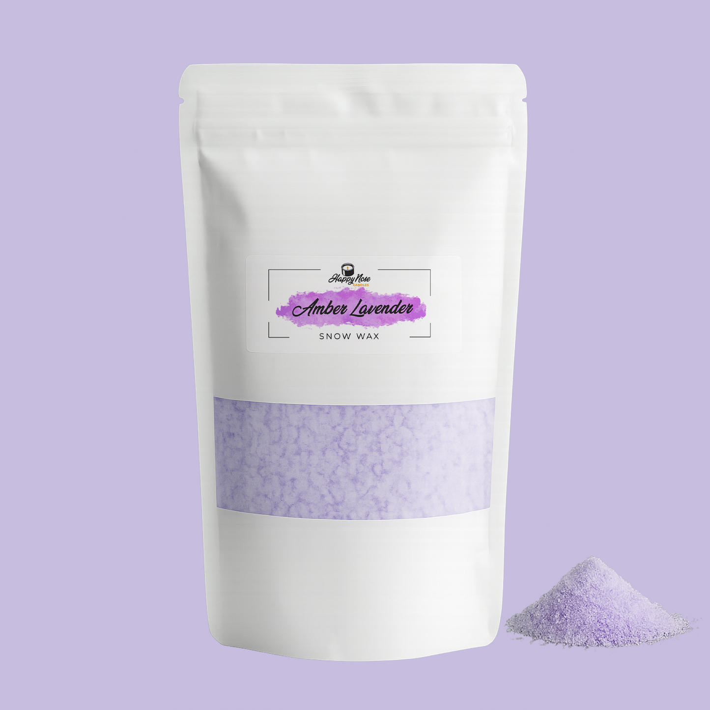 Amber Lavender Snow Wax
