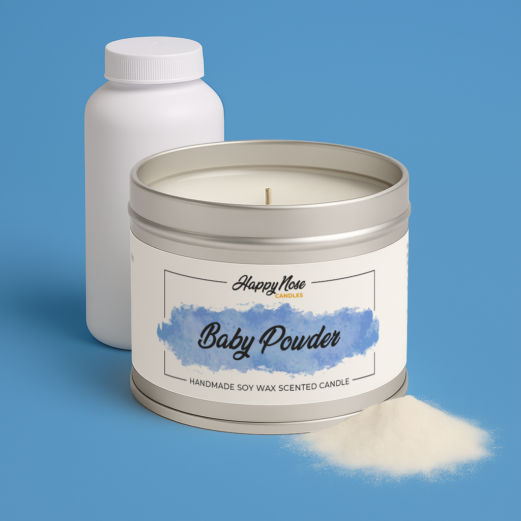 Baby Powder Scented Candle - HappyNose Candles