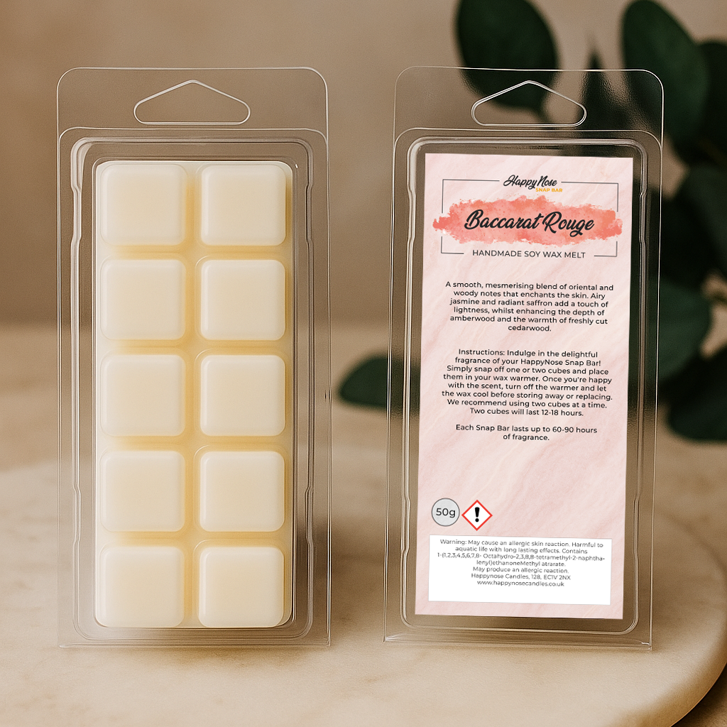 Baccarat Rouge 10 Cube Wax Melt - HappyNose Candles