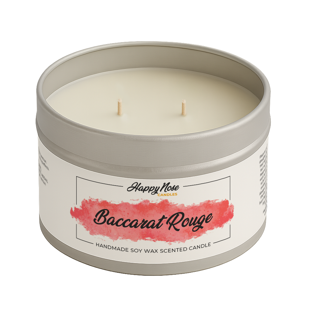 Baccarat Rouge Large Double Wick Candle - HappyNose Candles