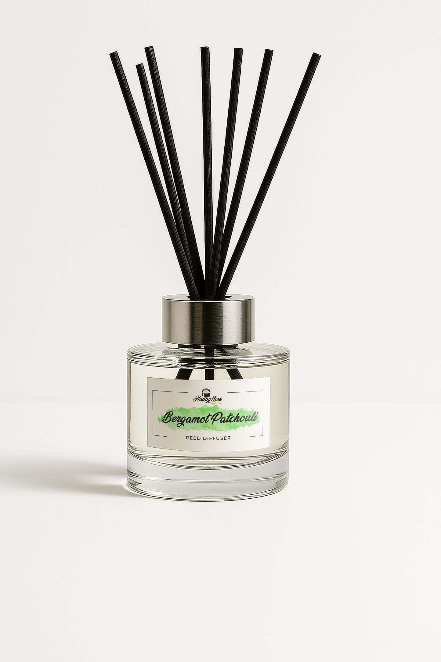 Bergamot Patchouli Reed Diffuser - HappyNose Candles