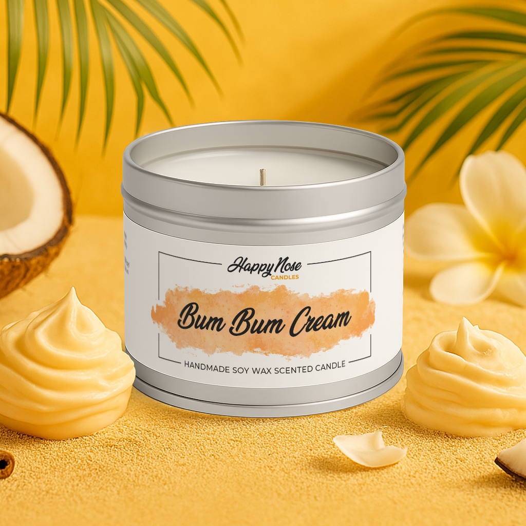 Bum Bum Cream Scented Candle - HappyNose Candles