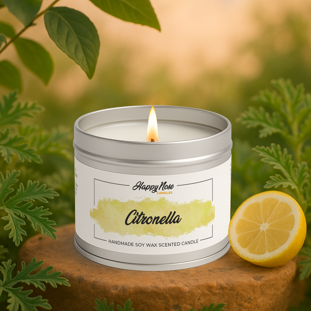 Citronella Essential Oil Scented Candle