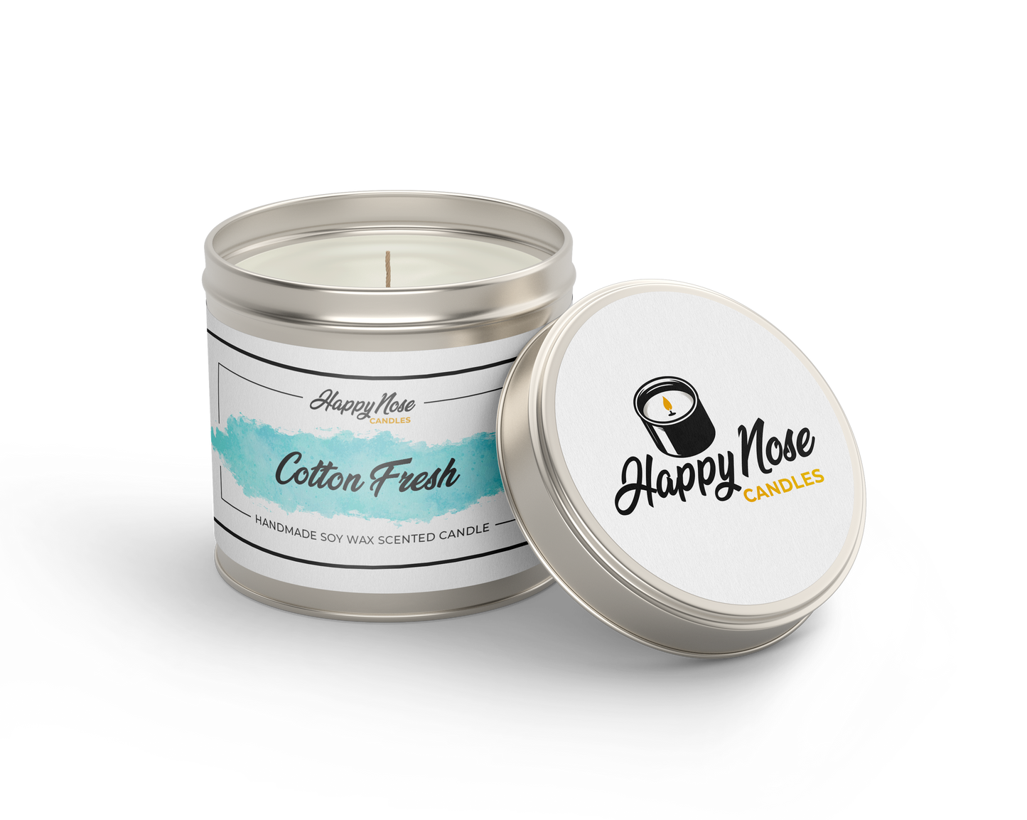 Cotton Fresh Scented Candle - HappyNose Candles
