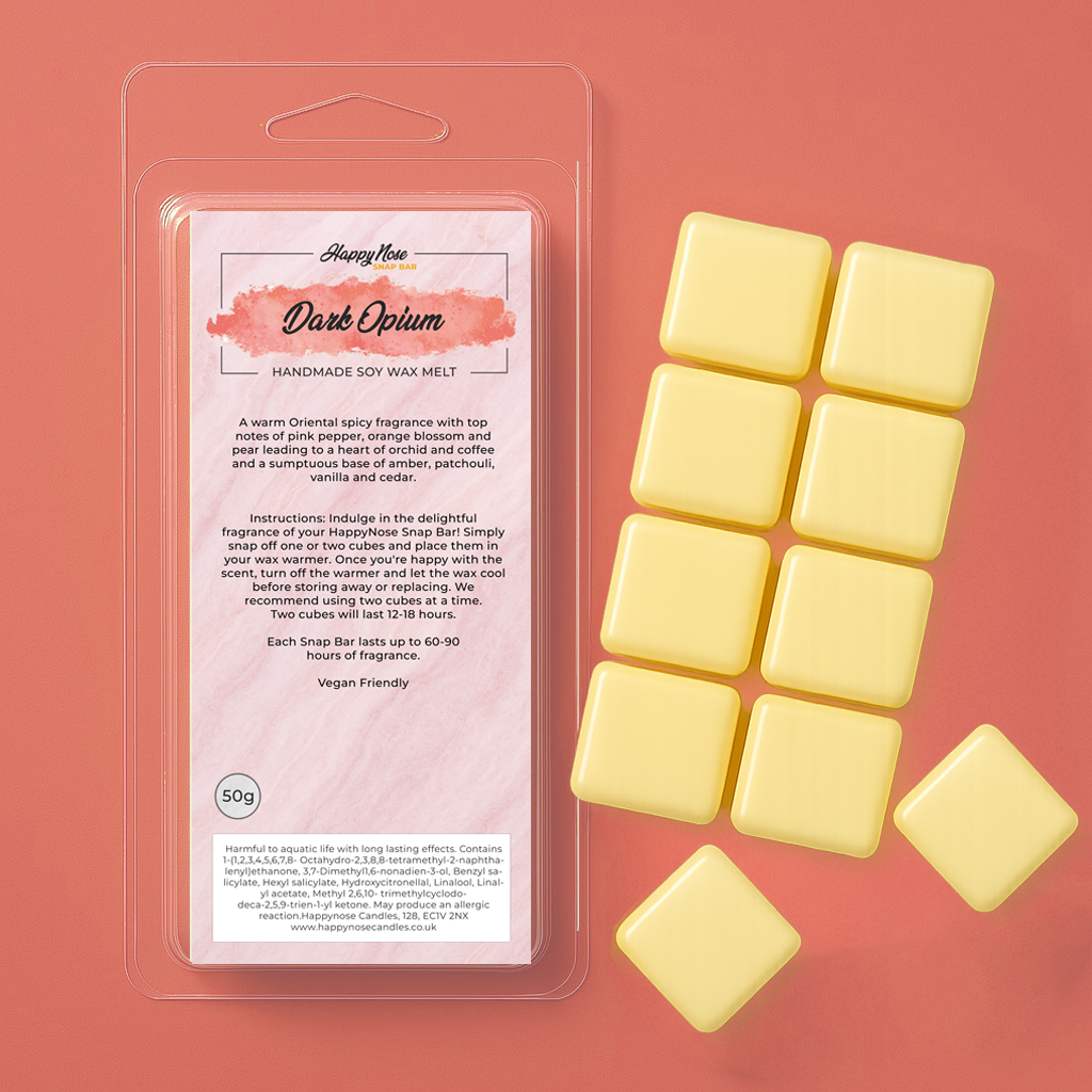 Dark Opium 10 Cube Wax Melt - HappyNose Candles
