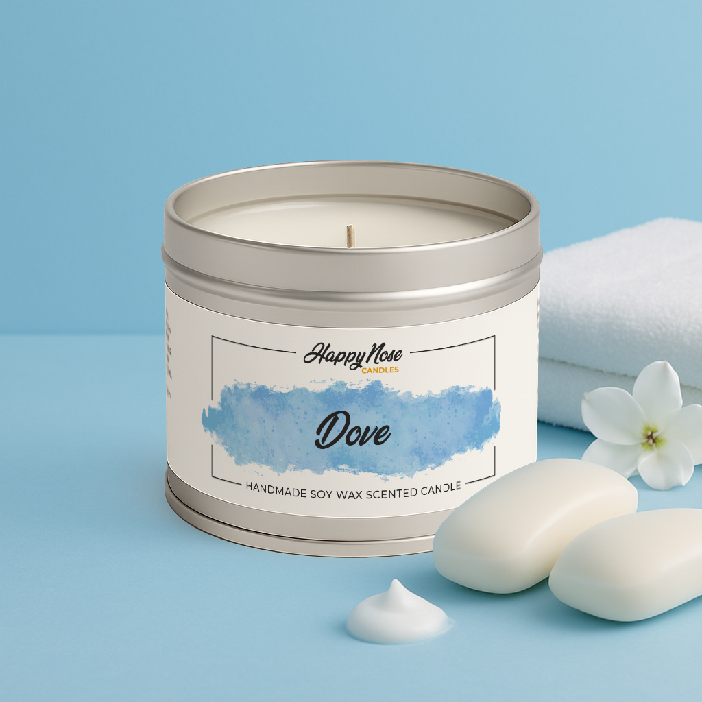 Dove Scented Candle - HappyNose Candles