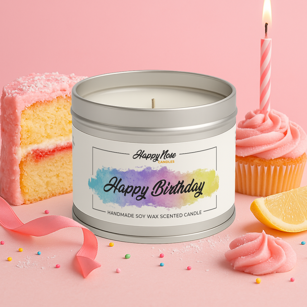 Happy Birthday (Birthday Cake) Scented Candle - HappyNose Candles