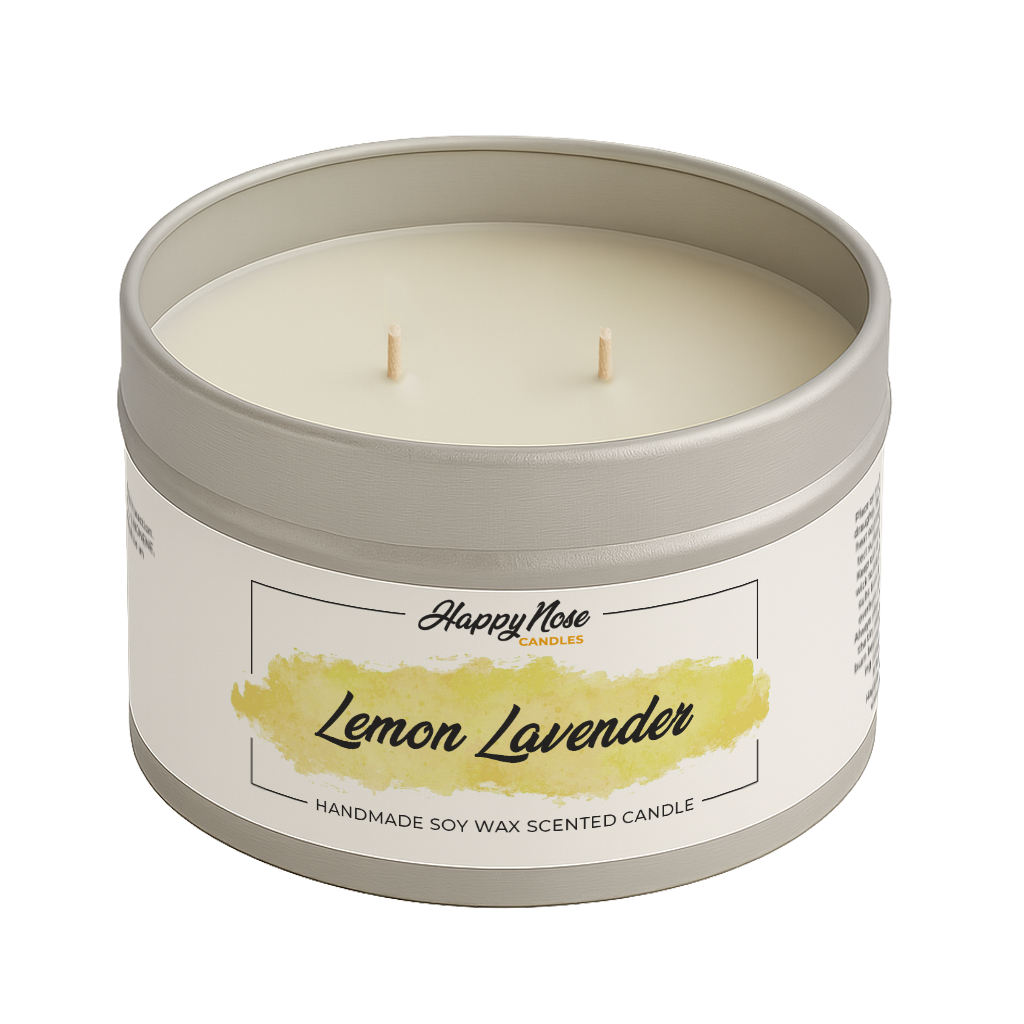 Lemon Lavender Large Double Wick Candle