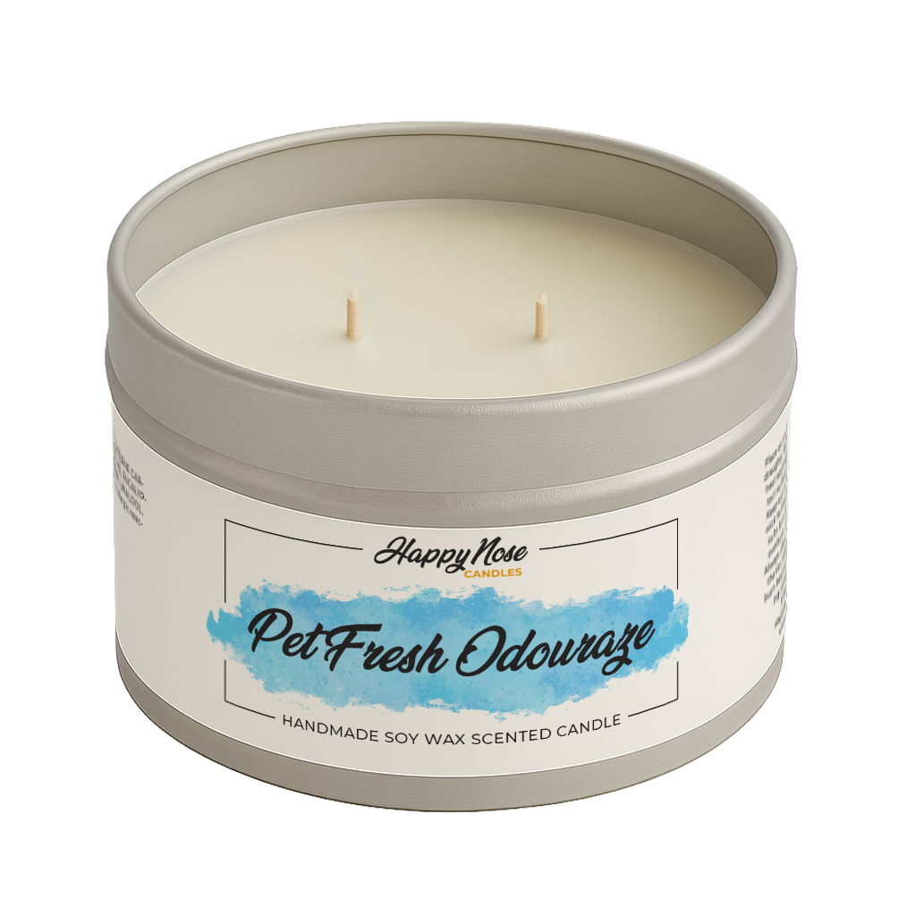 Pet Fresh Odouraze Large Double Wick Candle - HappyNose Candles