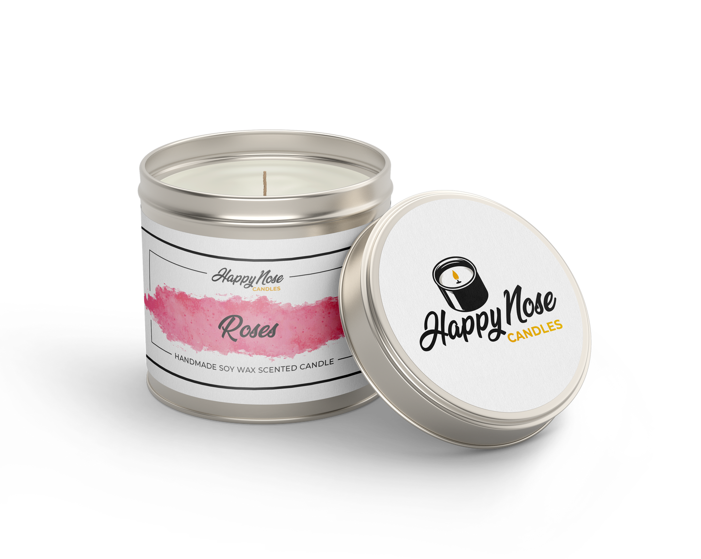 Roses Scented Candle - HappyNose Candles