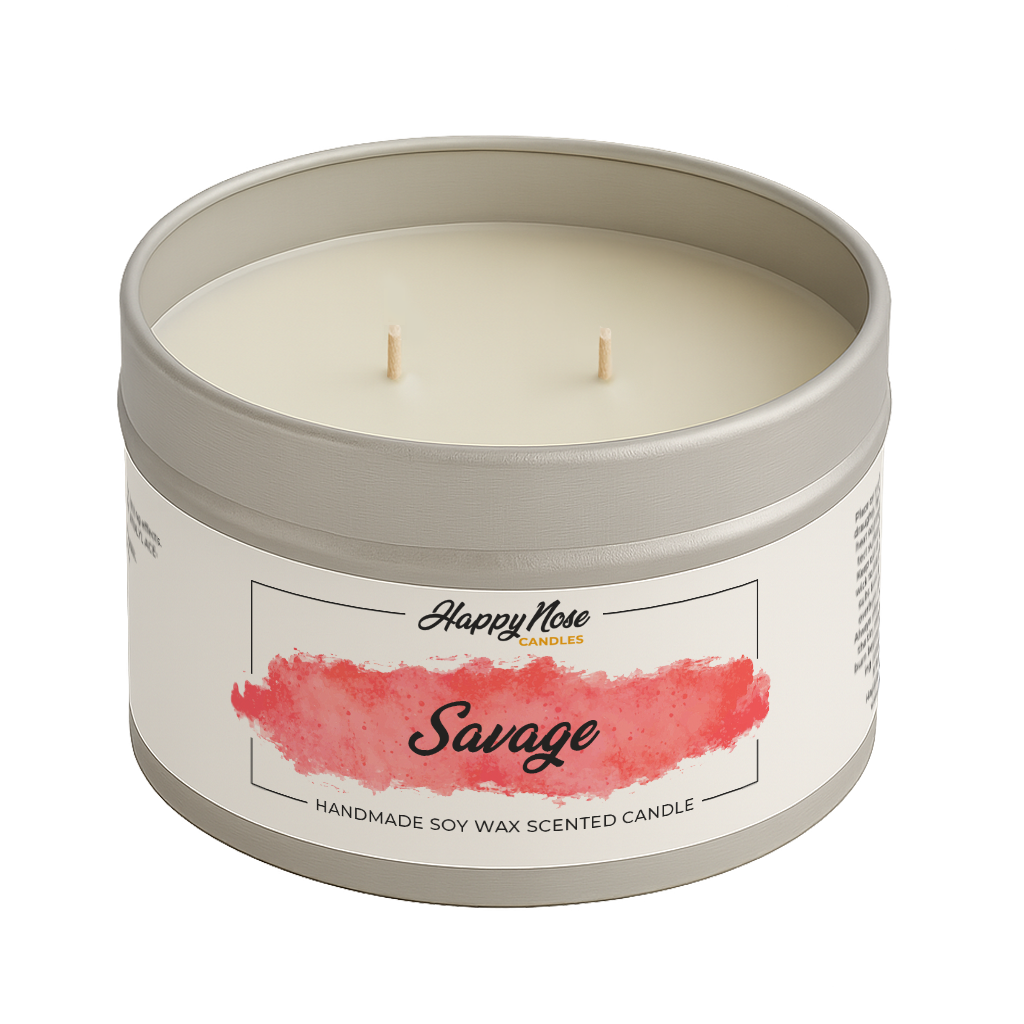 Savage Large Double Wick Candle - HappyNose Candles