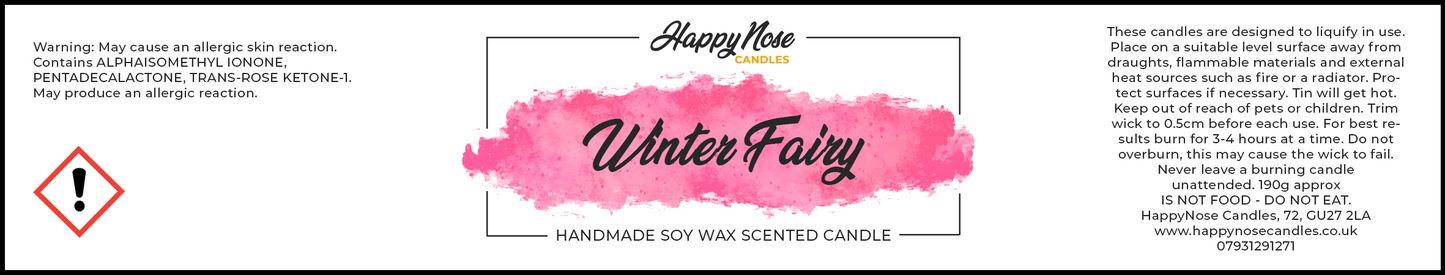 Winter Fairy Scented Candle - HappyNose Candles