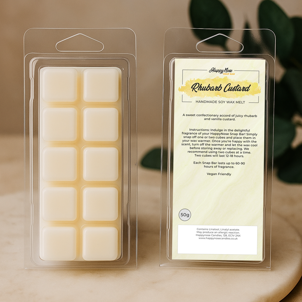 Rhabarber & Vanillepudding 10 Würfel Wachsschmelze