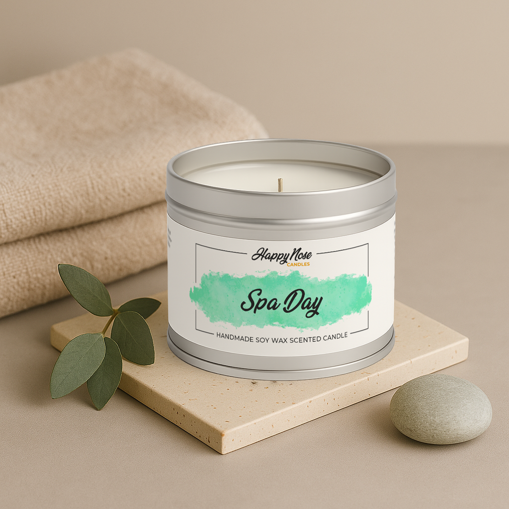 Spa Day Scented Candle - HappyNose Candles