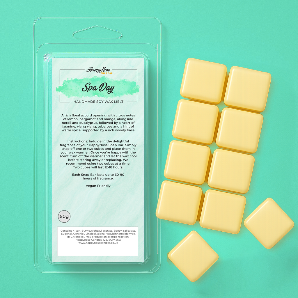 Spa Day 10 Cube Wax Melt - HappyNose Candles