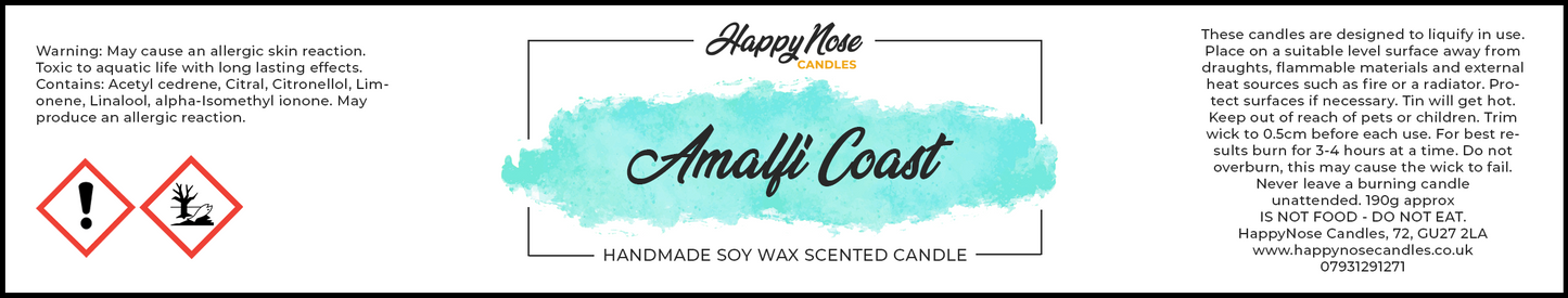 Amalfi Coast Scented Candle