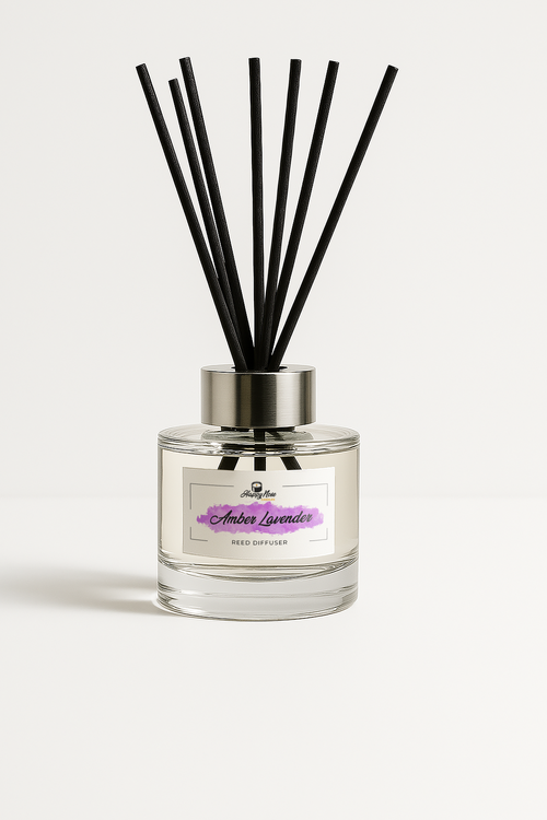 Amber Lavender Reed Diffuser - HappyNose Candles