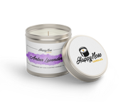 Amber & Lavender Scented Candle