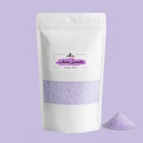 Amber Lavender Snow Wax