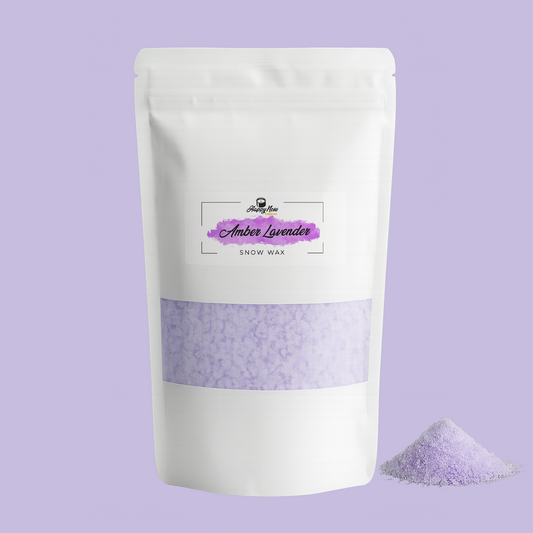 Amber Lavender Snow Wax
