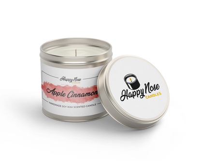 Apple Cinnamon Scented Candle - HappyNose Candles