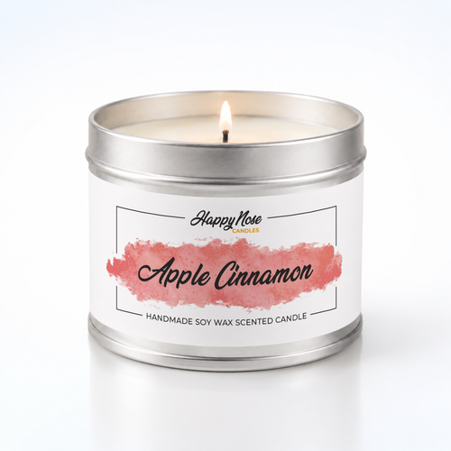 Apple Cinnamon Scented Candle
