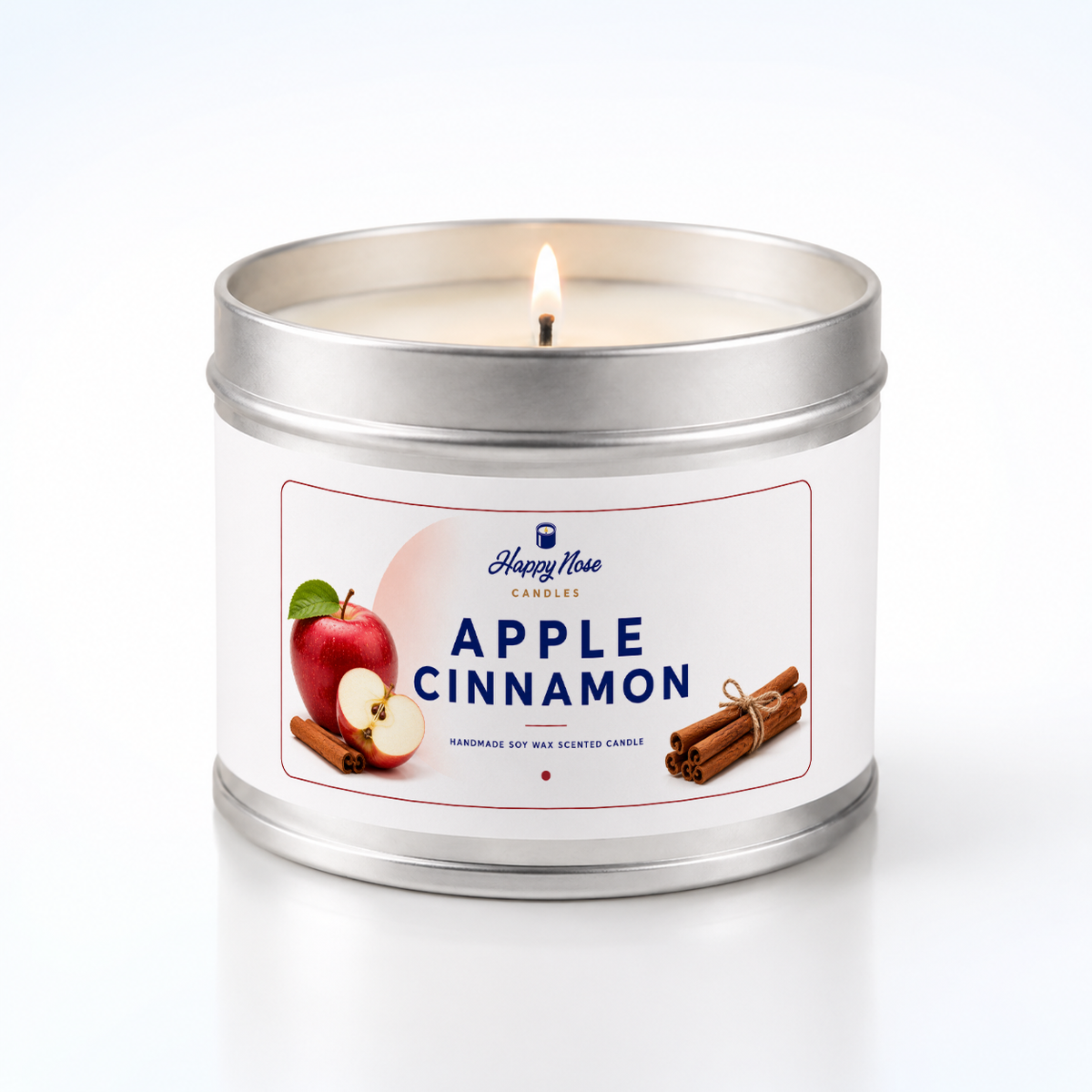 Apple Cinnamon Scented Candle