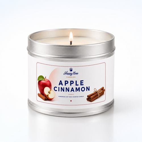 Apple Cinnamon Scented Candle