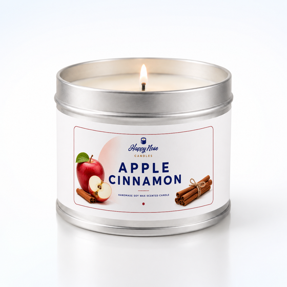 Apple Cinnamon Scented Candle