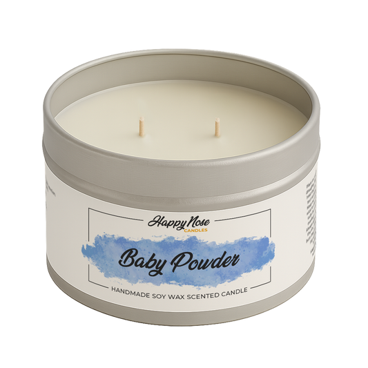 Baby Powder Large Double Wick Candle