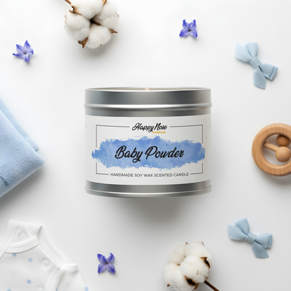 Baby Powder Scented Candle - HappyNose Candles