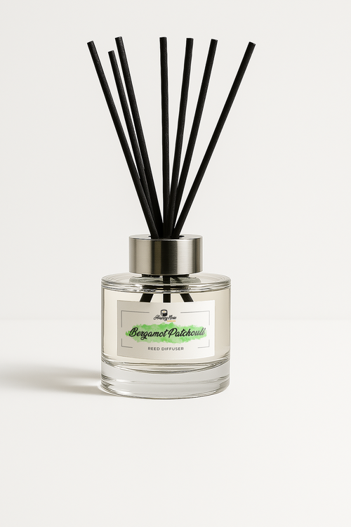 Bergamot Patchouli Reed Diffuser - HappyNose Candles