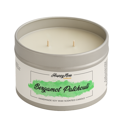 Bergamot Patchouli Large Double Wick Candle