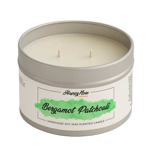 Bergamot Patchouli Large Double Wick Candle