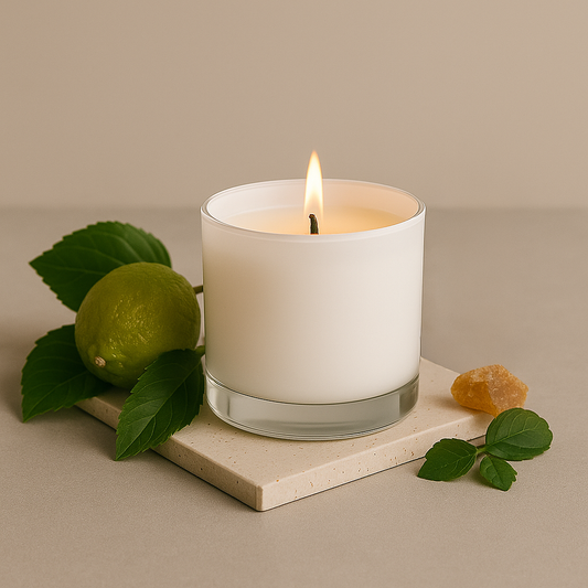 Bergamot Patchouli Premium Glass Candles - HappyNose Candles