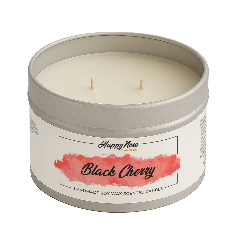 Black Cherry Large Double Wick Candle