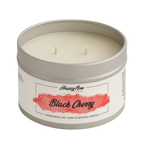 Black Cherry Large Double Wick Candle
