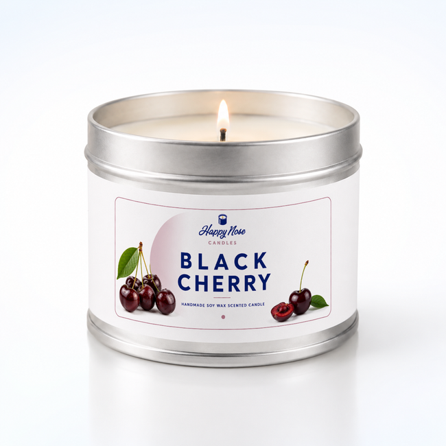 Black Cherry Scented Candle