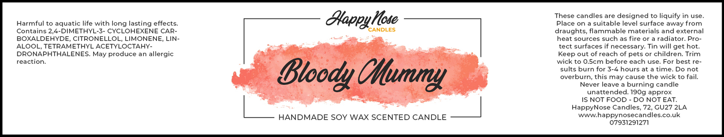 Bloody Mummy Cocktail Scented Candle