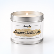 Caramel Vanilla Latte Scented Candle