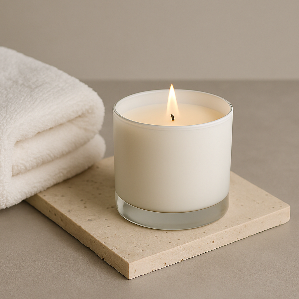 Fluffy Towels Premium Glass Candles - HappyNose Candles
