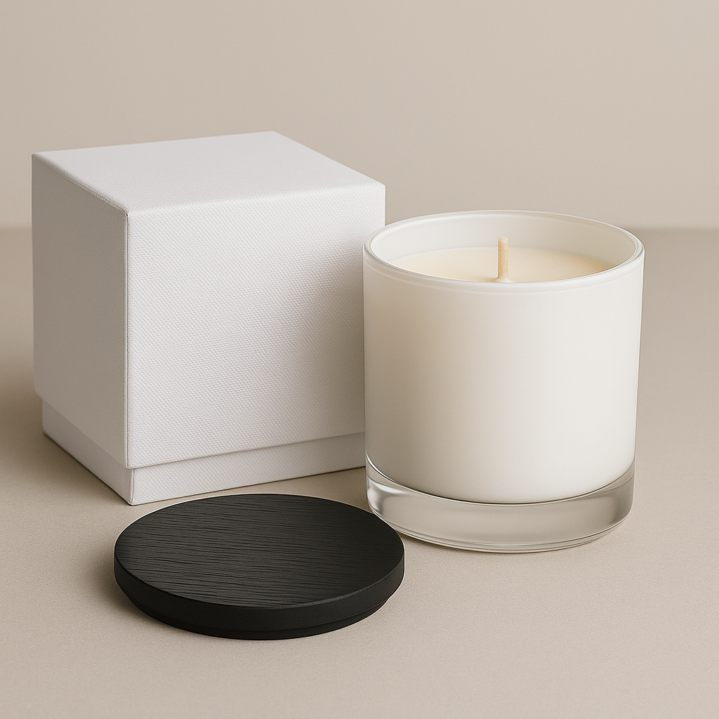 Pink Tulips & white Jasmine Premium Glass Candles - HappyNose Candles