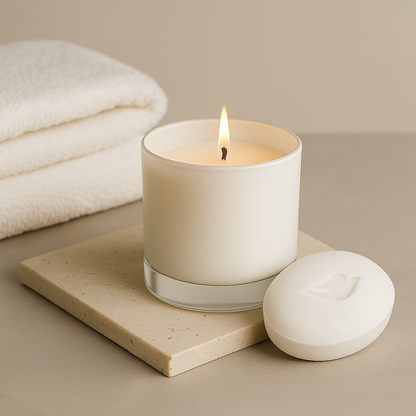 Dove Premium Glass Candles - HappyNose Candles