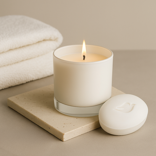 Dove Premium Glass Candles - HappyNose Candles