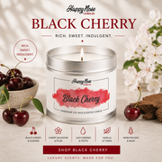 Black Cherry Scented Candle