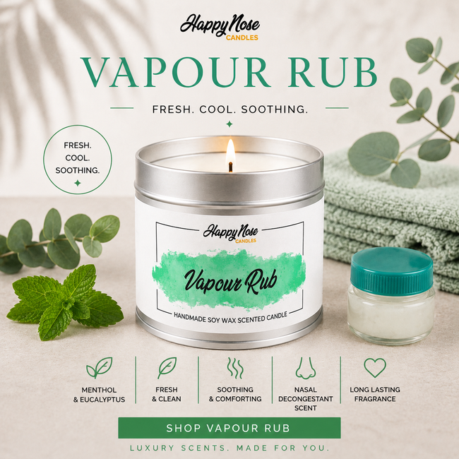Vapour Rub Scented Candle - HappyNose Candles