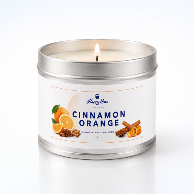 Cinnamon Orange Scented Candle