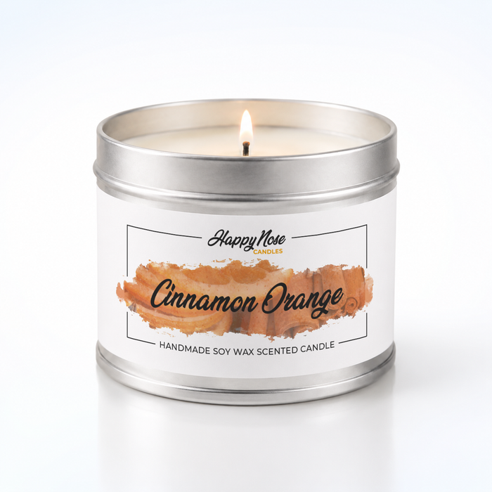 Cinnamon Orange Scented Candle