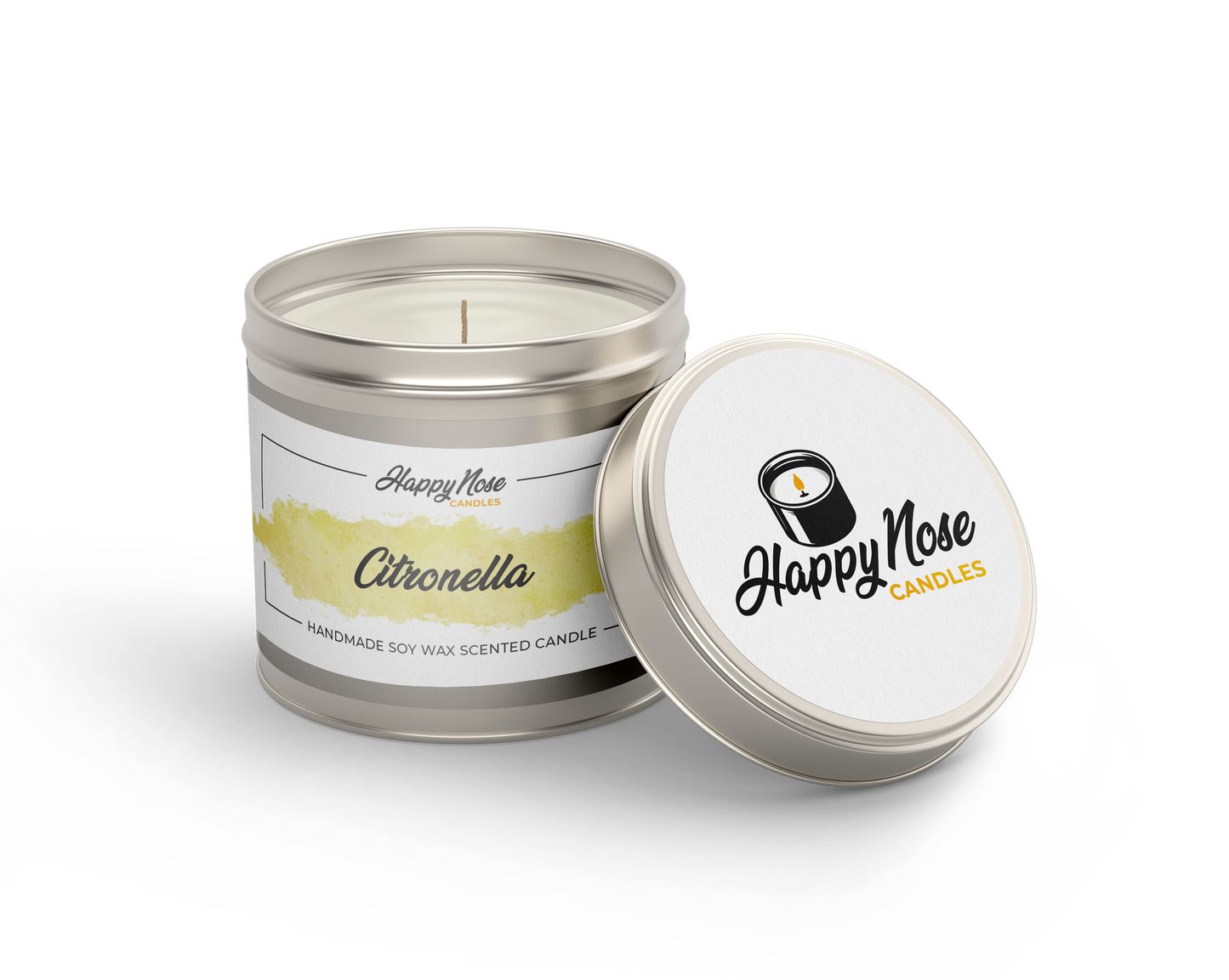 Citronella Essential Oil Scented Candle - HappyNose Candles